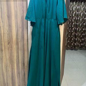 AND Brand Dark Sea Green Maxi Dress