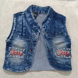 Baby Girl Wear Denim Jacket