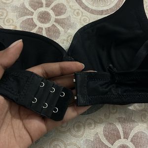 Black Padded Pushup Bra