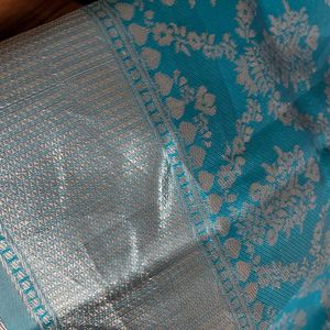 Silk Weadding Saree With Blouse Piece