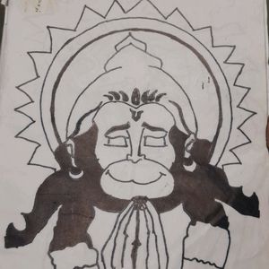 Hanuman Legend Drawing