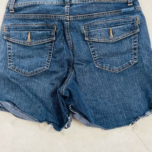 Blue Denim Shorts