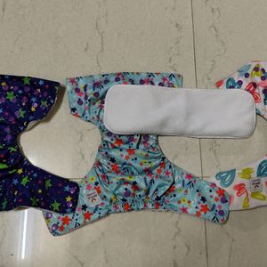 Set Or Combo Of Mylo Reusable Daipars