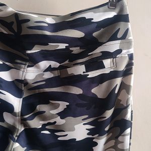 Women's Army Print Bottom