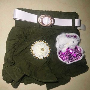 Baby Girl Short Pant