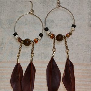 Brown Stylish Earrings