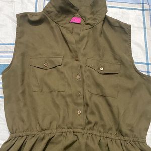 Olive Dress & Top