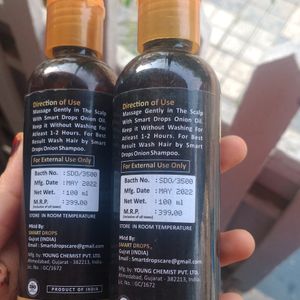 New Bottle's Herbal Onion Hair Oil -1@50