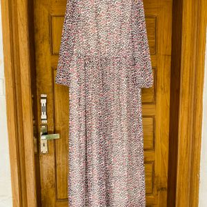 Anima Print Maxi Dress In Size Xxl