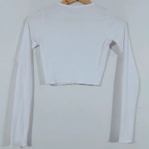 SSS White Crop Top(women's)