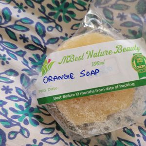 Orange Soap- Homemade  Natural