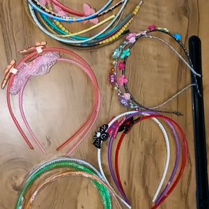 19 Combo Hair Bands For Kids /Women