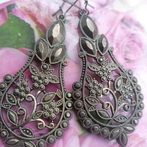 Traditional Oxidised Earrings