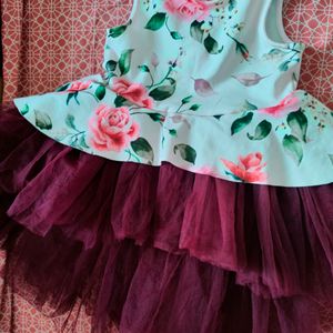 Baby Girls Pretty Floral Tuttu Dress