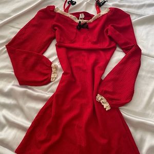 Red Vintage Dress