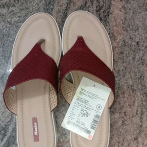 Bata Brand New Red Flats