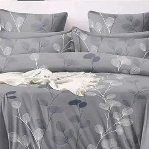 Printed Glace Cotton 5 Pc  Bedsheet Set