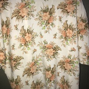 Floral Drop Shoulder Shirt