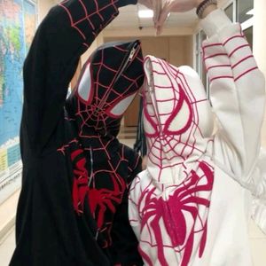 Spiderman Inspired Oversized Hoodie
