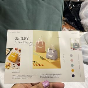 Smiley Bag With Pouch Combo