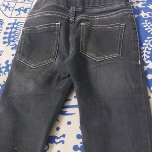 Charcoal Black Slim Fit Jeans| 3-4 Years Old