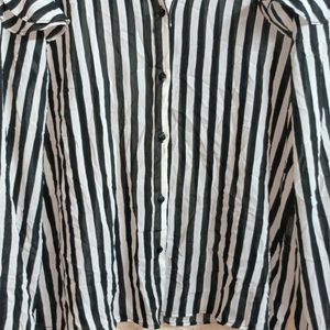 ZARA Fashion Shirt Top Stripped Premium