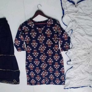 Kurti Sharara Dupttta Xl Size