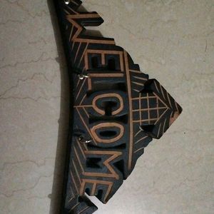 itrend India Wooden Welcome and Key