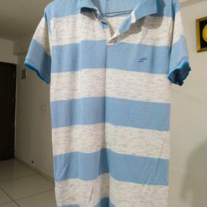 Sky And White Tishirt For Boys