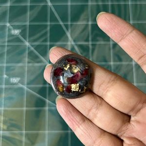 Resin Real Rose Ring