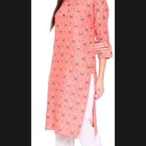 🔥 HOT DEAL 💯 Women Printed Pure Cotton Straight Kurti