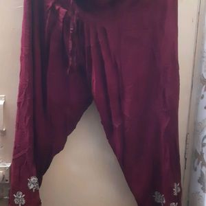 Maroon Salwar