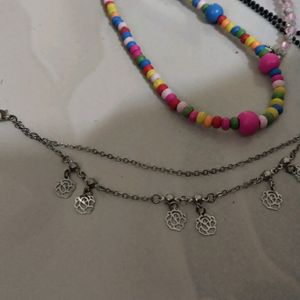 4 Necklace And Bracelet Combo