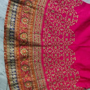 UNSTITCH MULTY COLOR LEHENGA