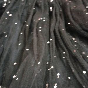 Black Color Net Frock