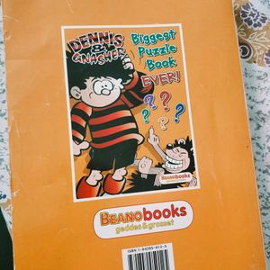 FUN PUZZLE, GAME & Learning BOOK. DENNIS &GNASHER