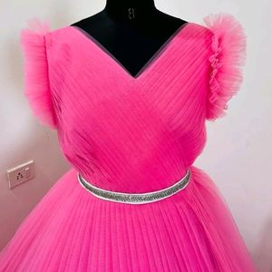 Pink Long Gown