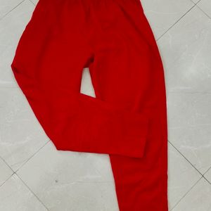 Light Red Color Pant With Pocket