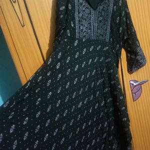 rayon  full length kurti