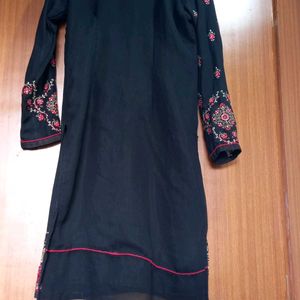 Black Kurta N Duppatta