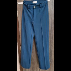 KOTTY TEAL Blue TROUSER (STRAIGHT)