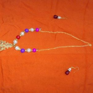 2 Set Of Necklace With Earrings