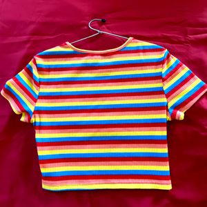 Multicolour Crop Top