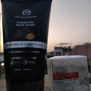 The man company face wash with L'OREAL PARIS Cream