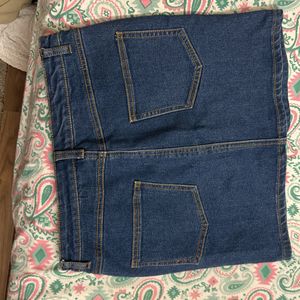 Blue Denim Skirt