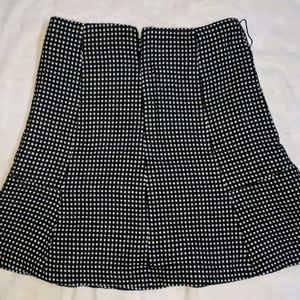 Flare Mini Skirt  (Polka Dot)