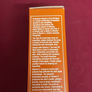 St Botanica Vitamin C Hyaluronic Acid Peeloff Mask