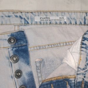 Blue Boyfriend Fit Jeans