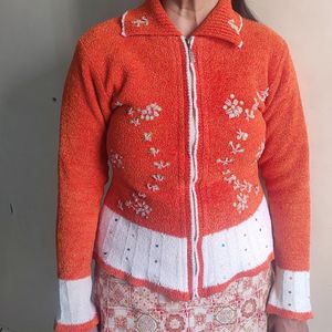 Women's  Orange sweater