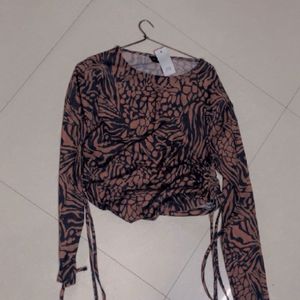 Animal Print Imported Top